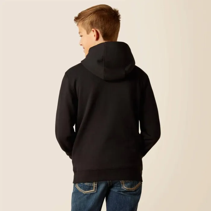 Jackets and Vests Kids Ariat Mexico Hoodie Black Jackets and Vests Kids Ariat Mexico Hoodie Black