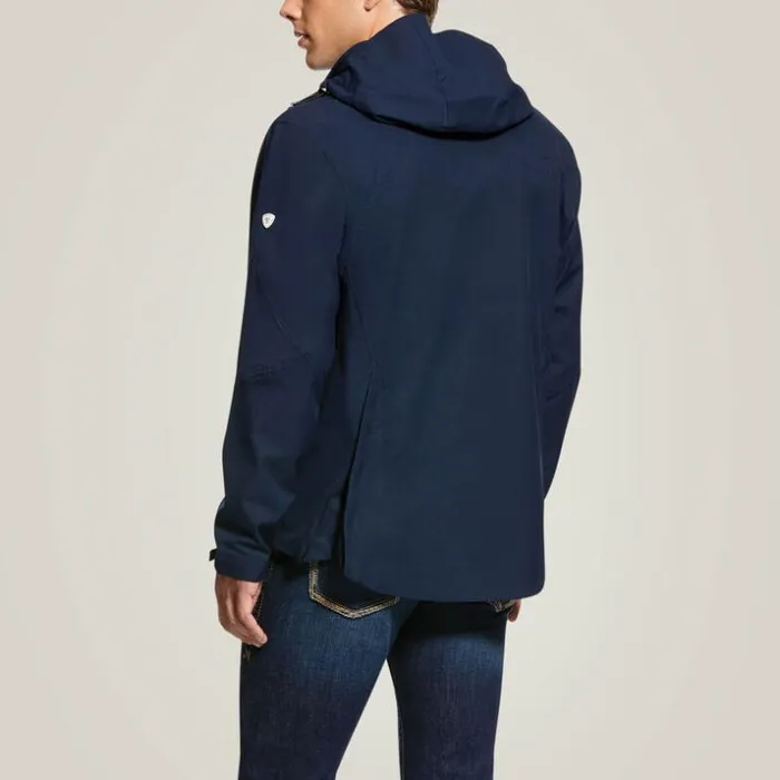 Jackets and Vests Men Ariat Coastal Waterproof Jacket Navy