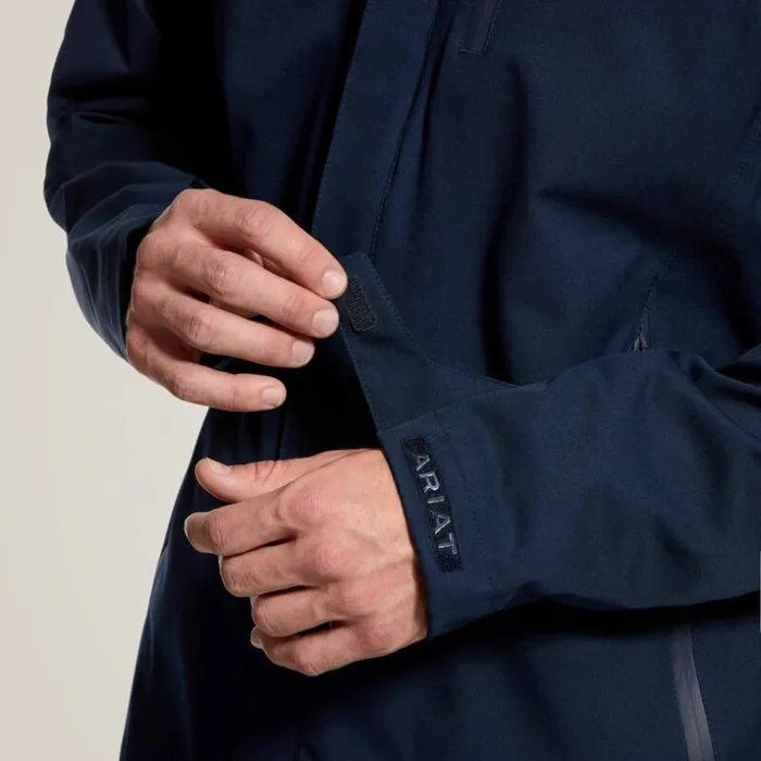 Jackets and Vests Men Ariat Coastal Waterproof Jacket Navy