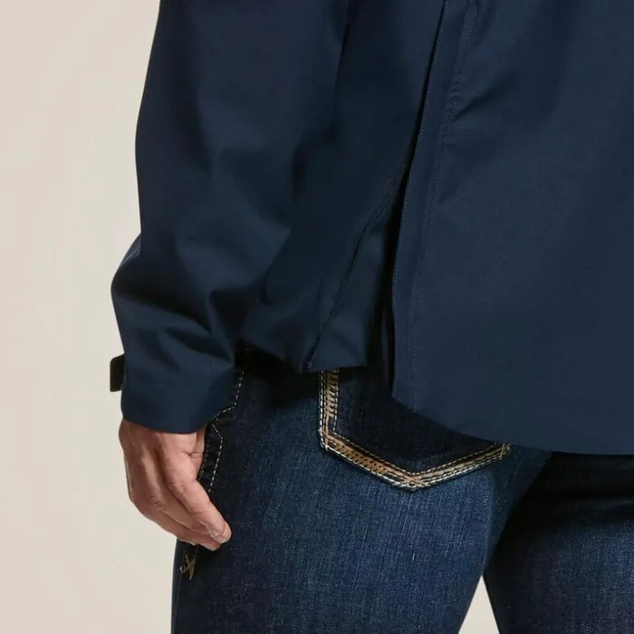 Jackets and Vests Men Ariat Coastal Waterproof Jacket Navy