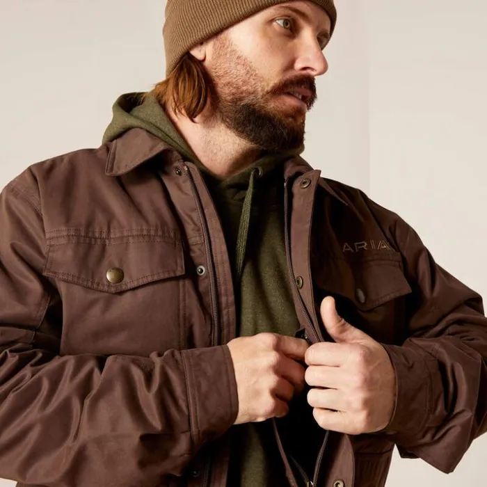 Jackets and Vests Men Ariat Grizzly 20 Canvas Conceal And Carry Jacket Bracken Jackets and Vests Men Ariat Grizzly 20 Canvas Conceal And Carry Jacket Bracken