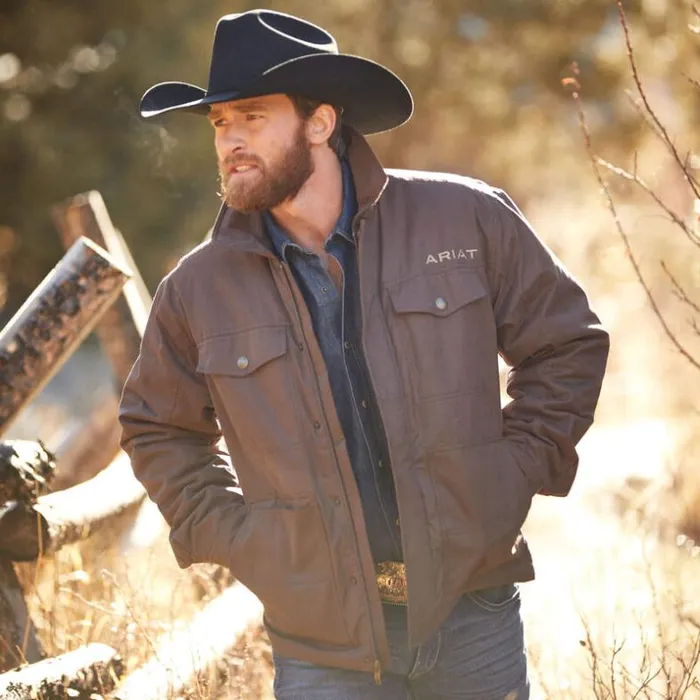 Jackets and Vests Men Ariat Grizzly 20 Canvas Conceal And Carry Jacket Bracken Jackets and Vests Men Ariat Grizzly 20 Canvas Conceal And Carry Jacket Bracken