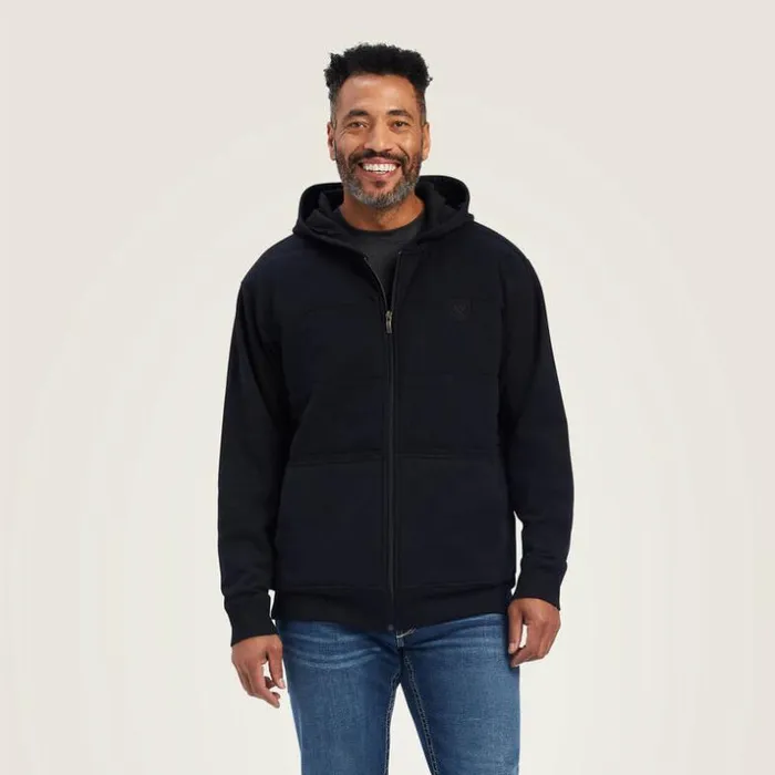 Jackets and Vests Men Ariat Zephyr Hybrid Jacket Black