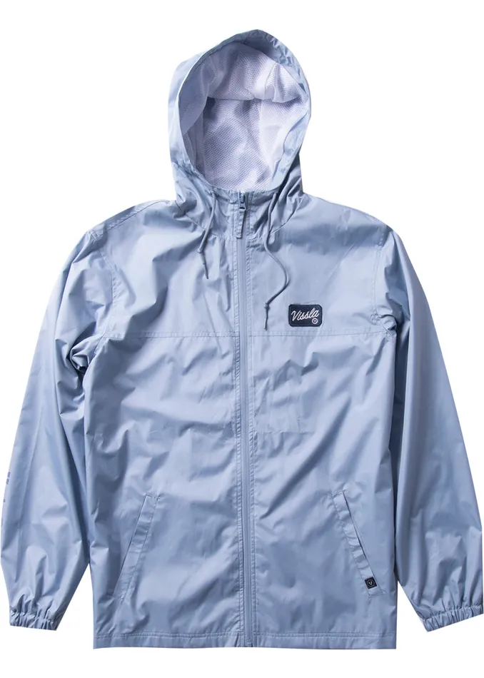 Jackets Solid Sets Eco Windbreaker Jacket Faded Denim 8211 Vissla Men