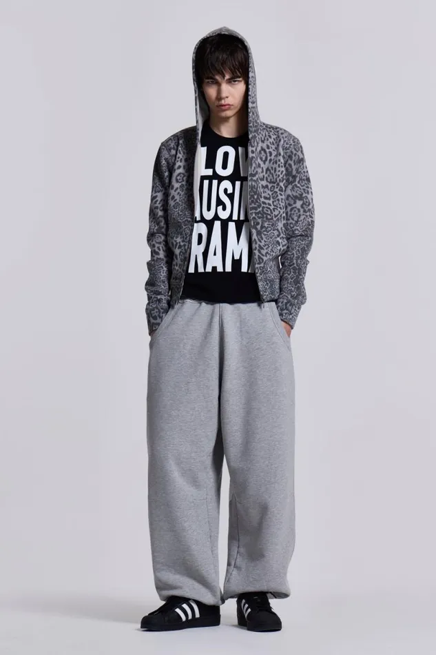Jaded London Baggy Joggers and Sweatpants WomenUnisex Grey Marl Cuffed Baggy Monster Joggers Grey Jaded London Baggy Joggers and Sweatpants WomenUnisex Grey Marl Cuffed Baggy Monster Joggers Grey