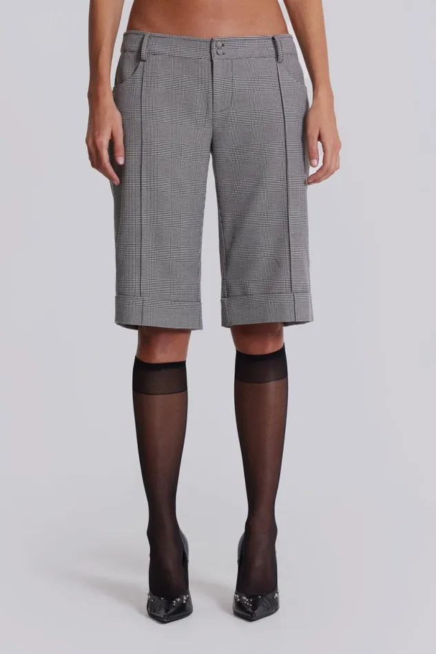 Jaded London CoOrds Women Elara Tailored Shorts Grey