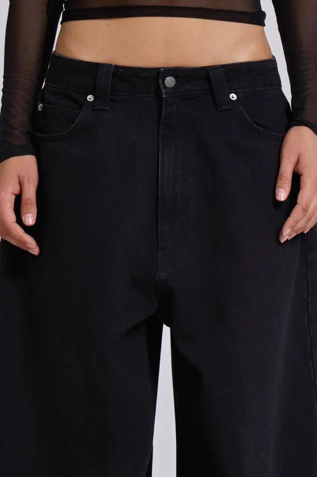 Jaded London Colossus Jeans MenUnisex Solid Black XL Colossus Jeans Black