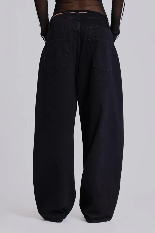 Jaded London Colossus Jeans MenUnisex Solid Black XL Colossus Jeans Black