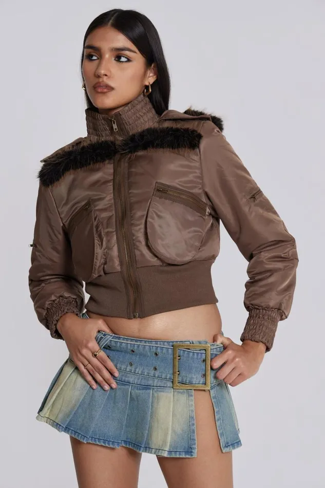 Jaded London Denim Skirts Women Ludlow Denim Mini Skirt Multi