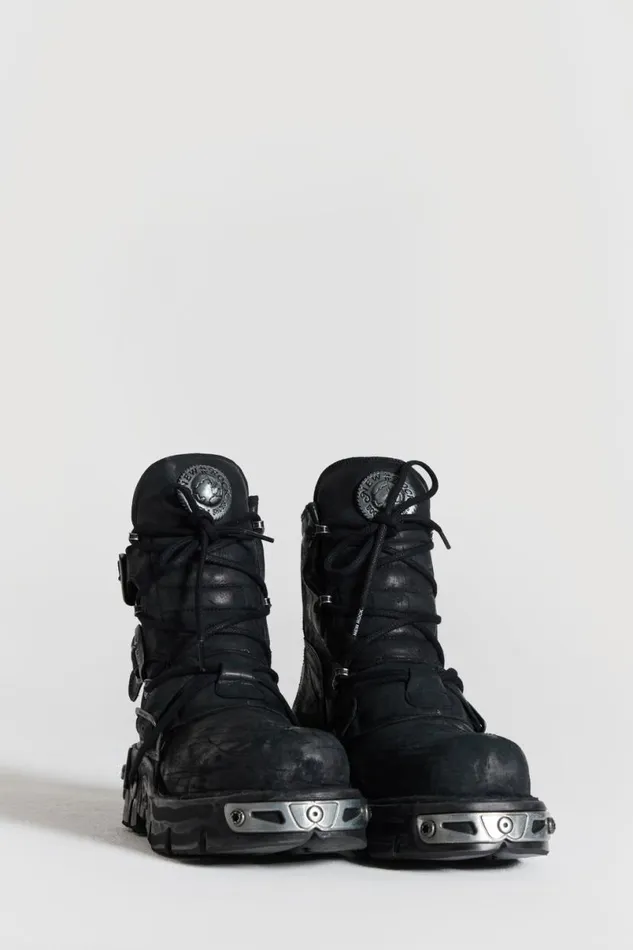 Jaded London Footwear Men Scar Reactor Boots Black