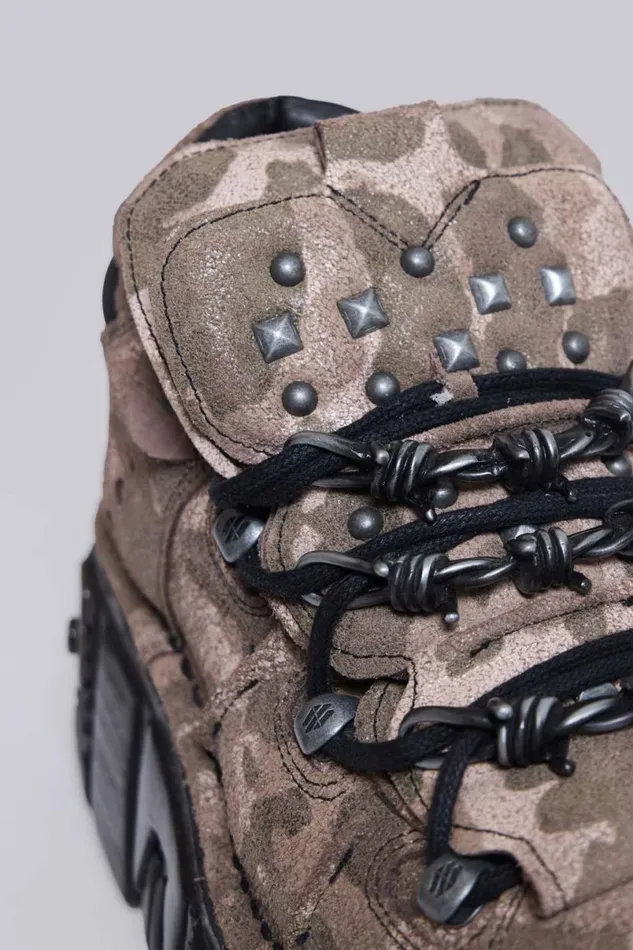 Jaded London Footwear MenUnisex Guerrilla Tower Boots Camo