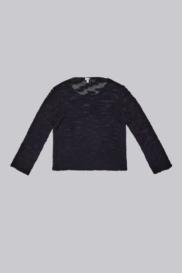 Jaded London Knitwear Men Black Stray Knit Black