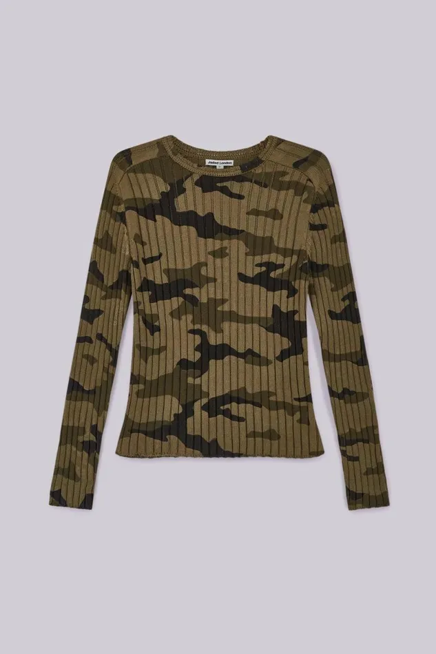 Jaded London Knitwear Men Camo Vault Knit Camo