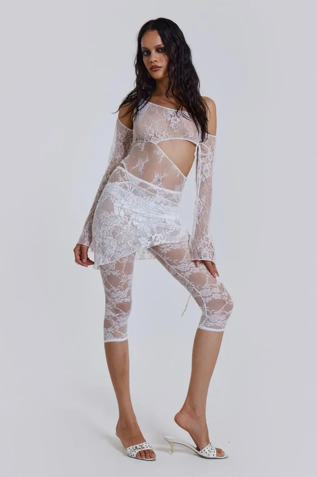 Jaded London Mini Dresses Women Siren Mini Dress In White White