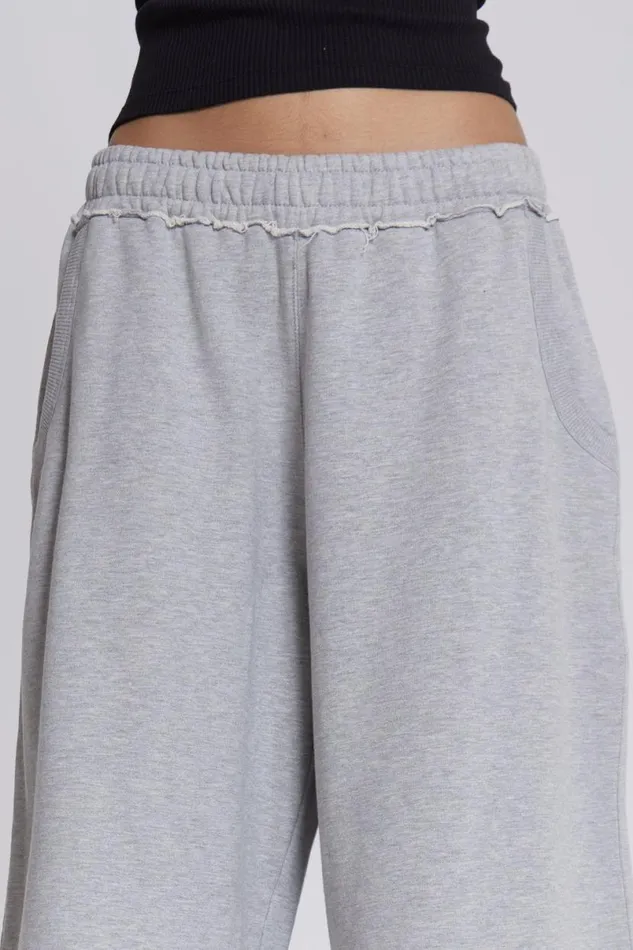Jaded London Shorts and Jorts Women Grey Marl Monster Jogger Shorts Grey
