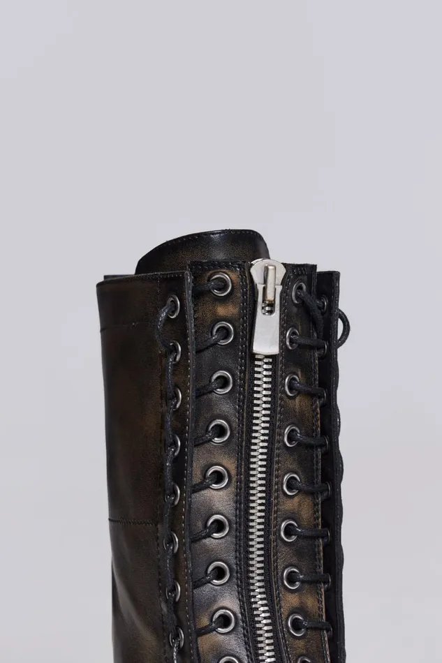 Jaded London Unisex UnisexMen Engine Boot Black