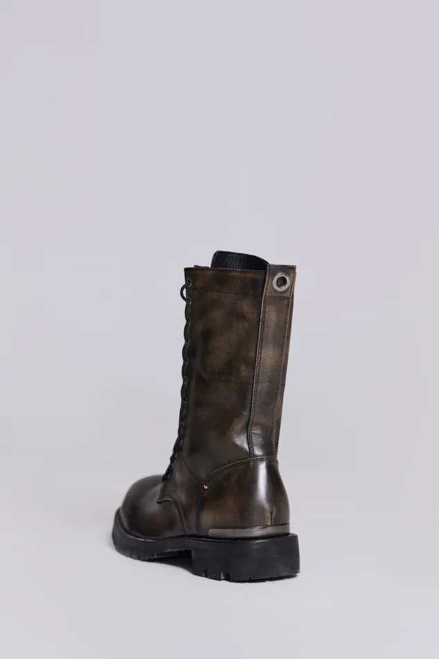 Jaded London Unisex UnisexMen Engine Boot Black
