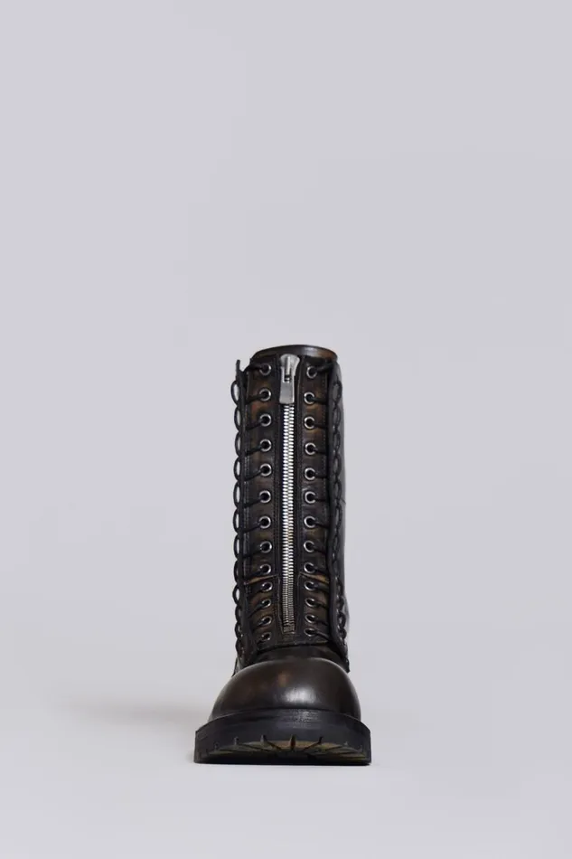 Jaded London Unisex UnisexMen Engine Boot Black