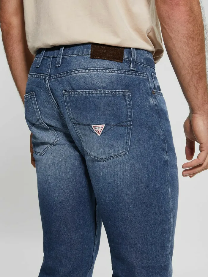Jeans and Denim GUESS Men Eco Angels LinenBlend Straight Jeans Tangier Jeans and Denim GUESS Men Eco Angels LinenBlend Straight Jeans Tangier