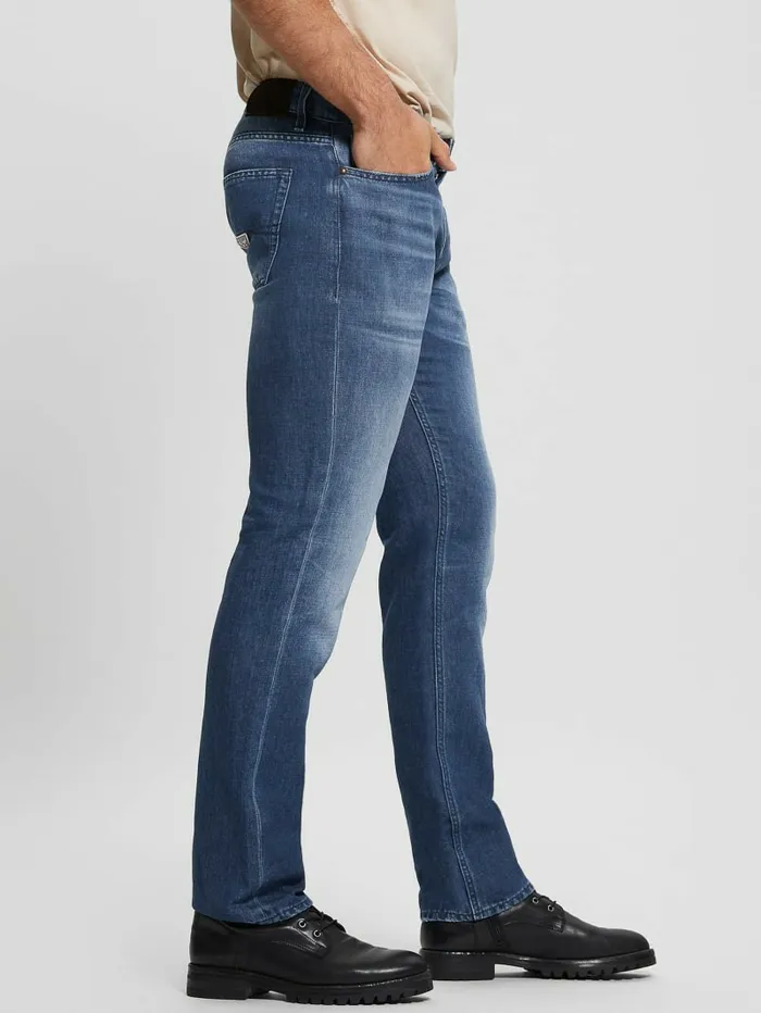 Jeans and Denim GUESS Men Eco Angels LinenBlend Straight Jeans Tangier Jeans and Denim GUESS Men Eco Angels LinenBlend Straight Jeans Tangier