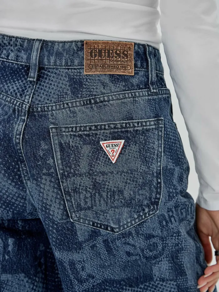 Jeans and Denim GUESS Originals Laser Flare Jeans Originals Dark Wash 8211 GUESS Women
