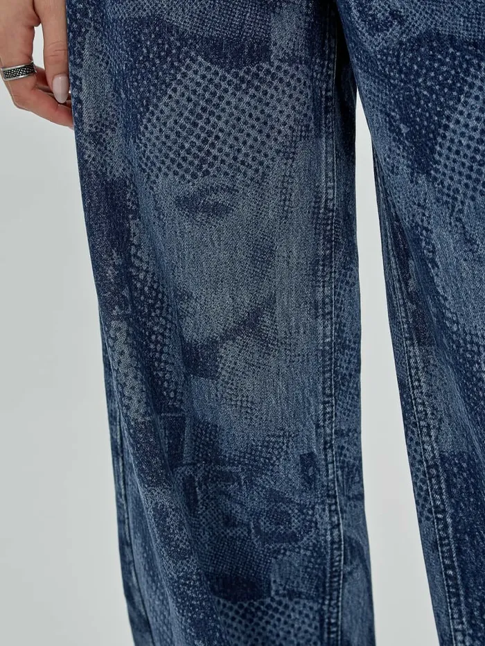 Jeans and Denim GUESS Originals Laser Flare Jeans Originals Dark Wash 8211 GUESS Women