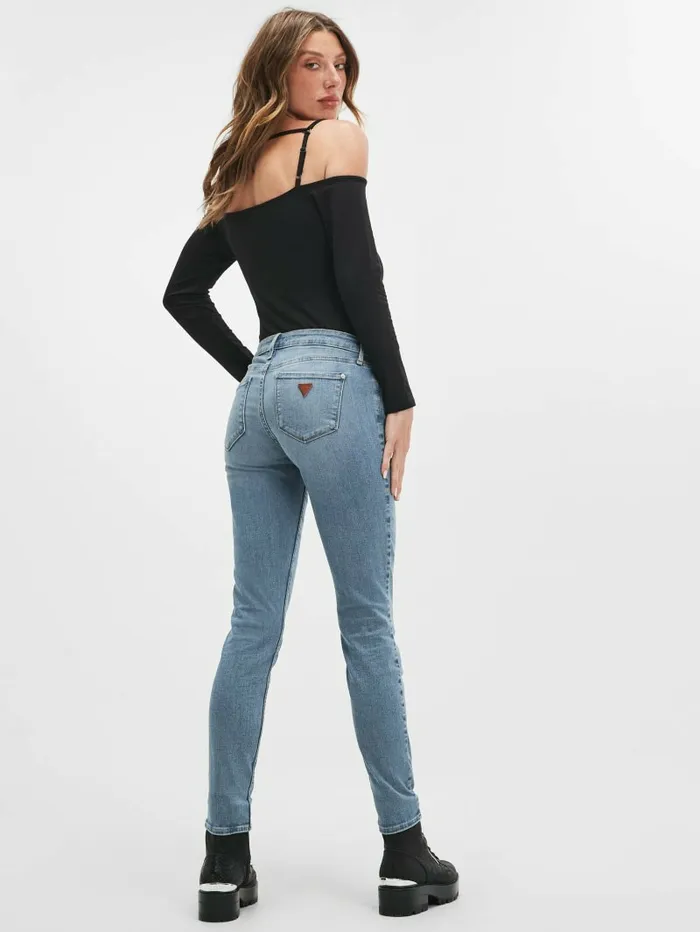 Jeans and Denim GUESS Women LowRise Power Skinny Afina Blue Jeans and Denim GUESS Women LowRise Power Skinny Afina Blue