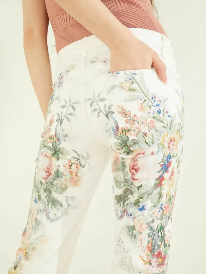 Jeans and Denim GUESS Women Sexy Bootcut Floral Jeans Floral Blossom Jeans and Denim GUESS Women Sexy Bootcut Floral Jeans Floral Blossom