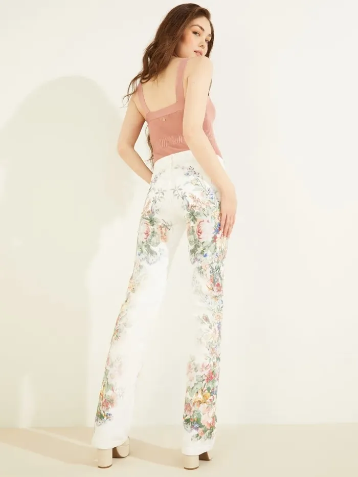 Jeans and Denim GUESS Women Sexy Bootcut Floral Jeans Floral Blossom Jeans and Denim GUESS Women Sexy Bootcut Floral Jeans Floral Blossom