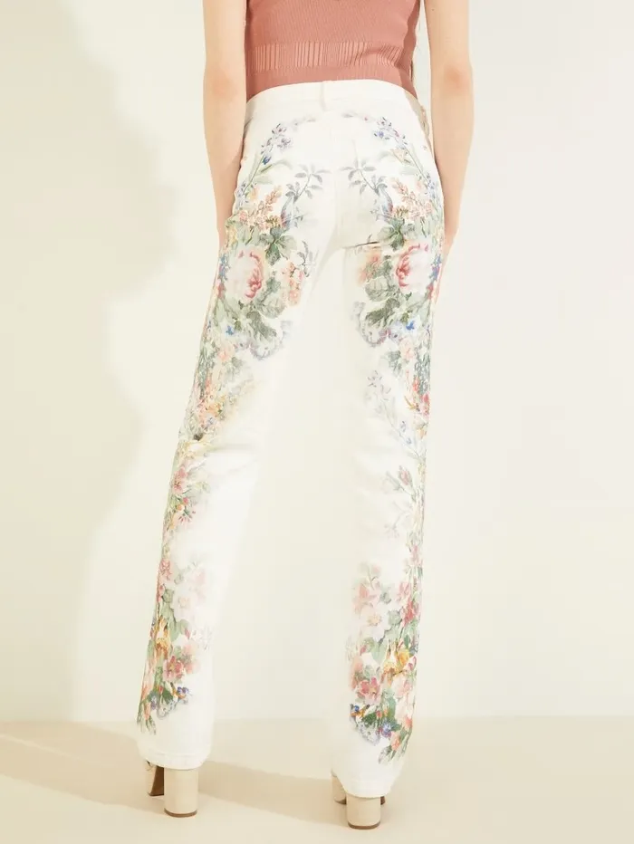 Jeans and Denim GUESS Women Sexy Bootcut Floral Jeans Floral Blossom Jeans and Denim GUESS Women Sexy Bootcut Floral Jeans Floral Blossom