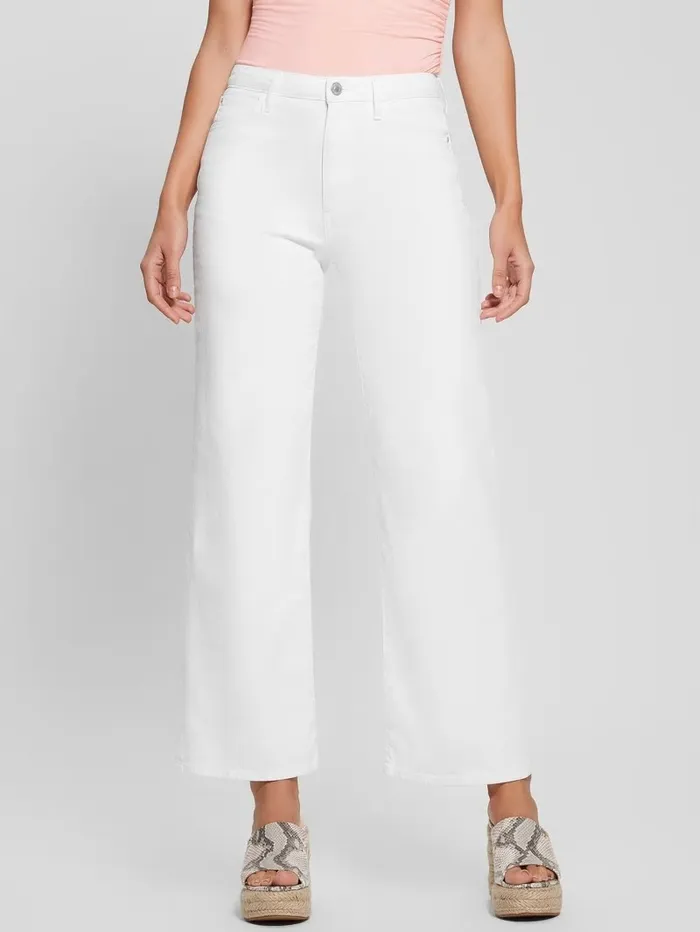 Jeans and Denim Women Flare Jeans Pure White GUESS