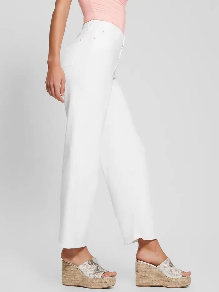 Jeans and Denim Women Flare Jeans Pure White GUESS