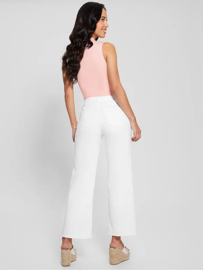 Jeans and Denim Women Flare Jeans Pure White GUESS