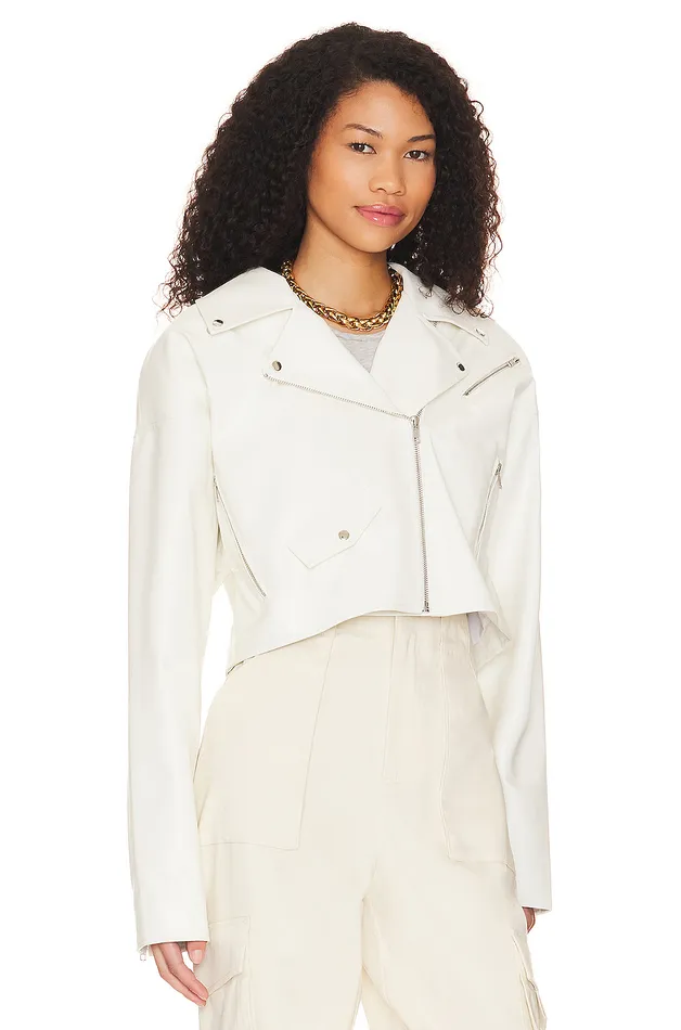 Jette Moto Jacket Bright White Women Lovers and Friends Jackets and Coats Jette Moto Jacket Bright White Women Lovers and Friends Jackets and Coats