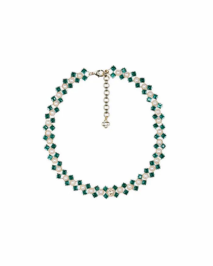 Jewellery MenWomen Casablanca Paris Crystal and Pearl Necklace