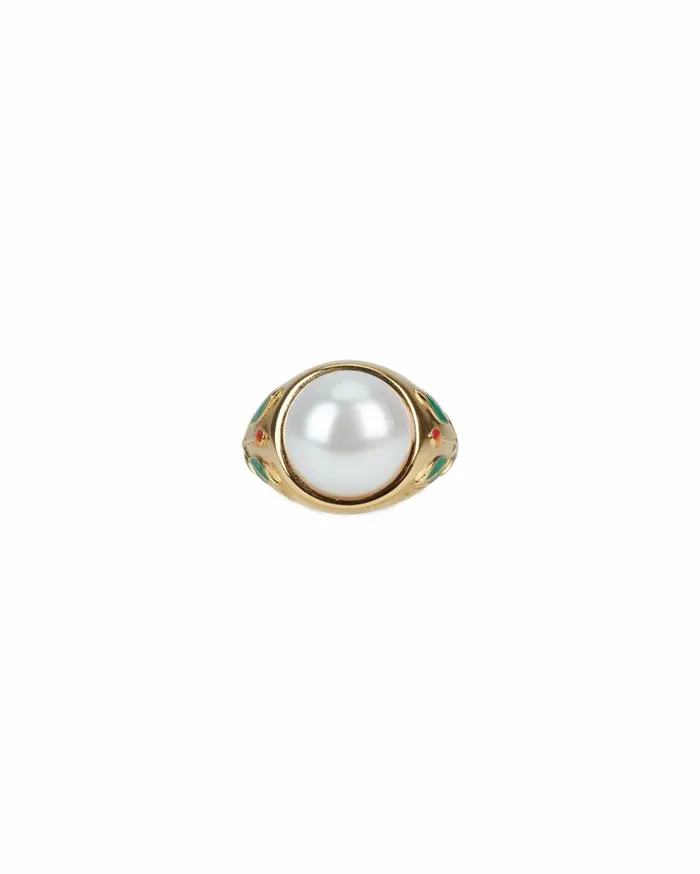 Jewellery MenWomen Casablanca Paris Pearl Signet Ring