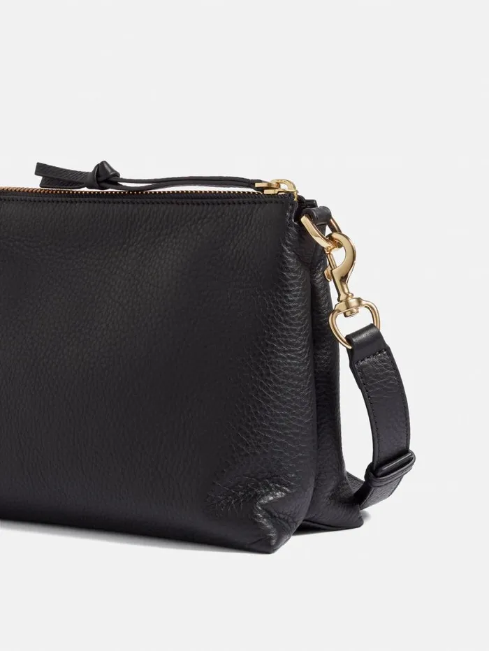 Jigsaw Ava Pebble Leather Crossbody Black Women Leather