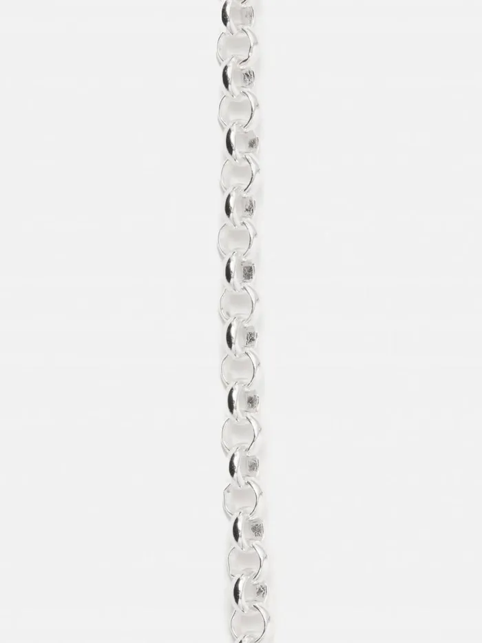 Jigsaw Belcher Chain Bracelet Silver Women Party