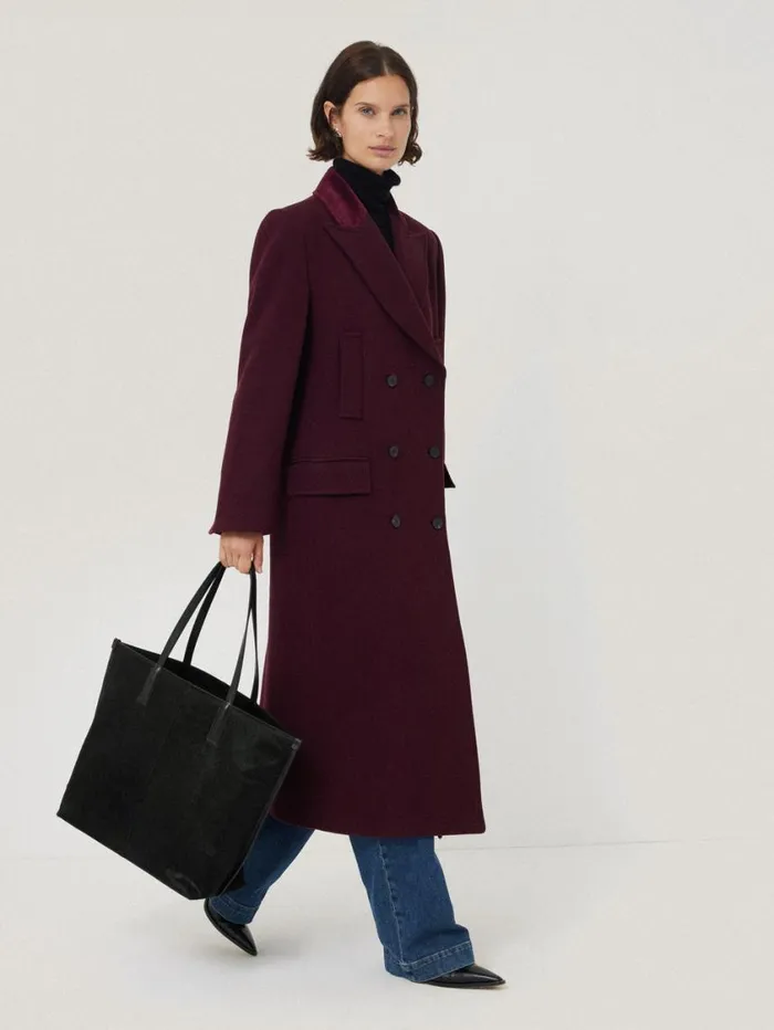 Jigsaw Calf Hair Leather Tote Black Women Bags