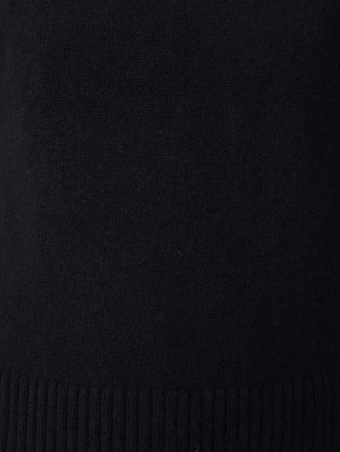 Jigsaw Compact Wool Cashmere Blend Jumper Navy Women Knitwear and Cashmere
