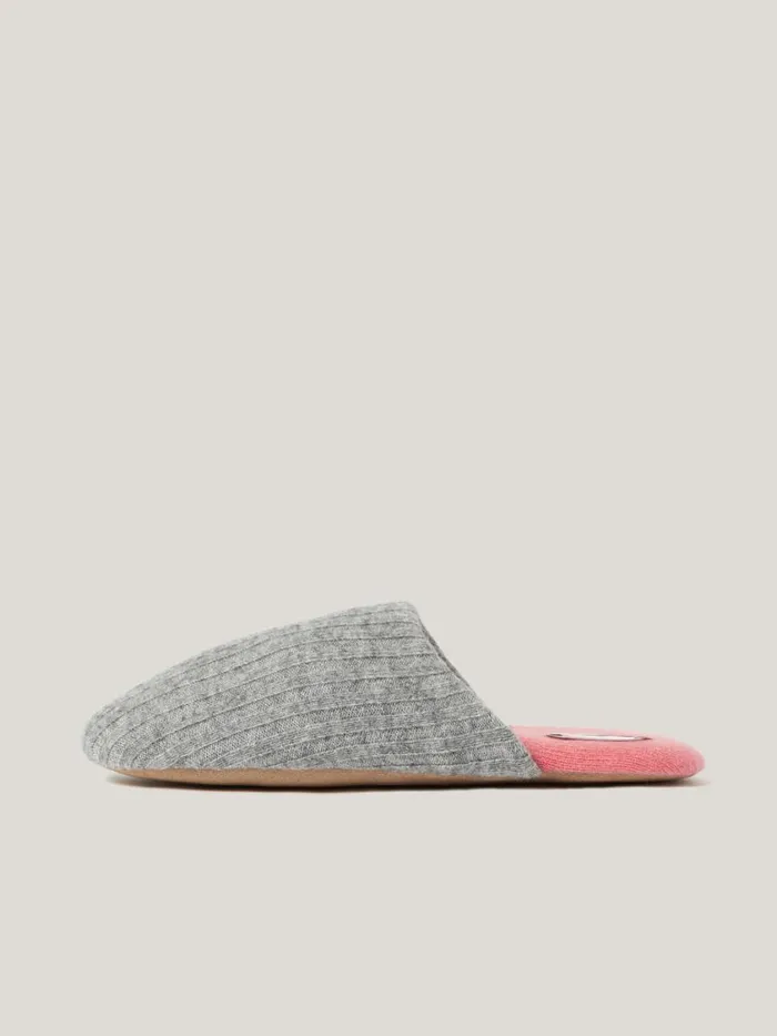 Jigsaw Compact Wool Slipper Grey Women Pyjamas and Loungewear