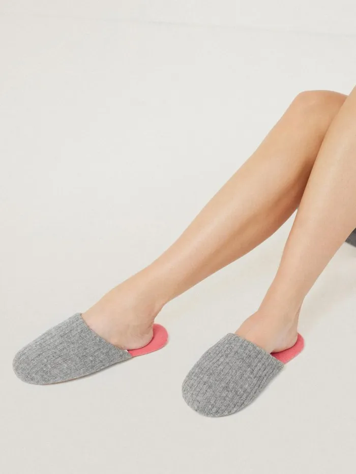 Jigsaw Compact Wool Slipper Grey Women Pyjamas and Loungewear