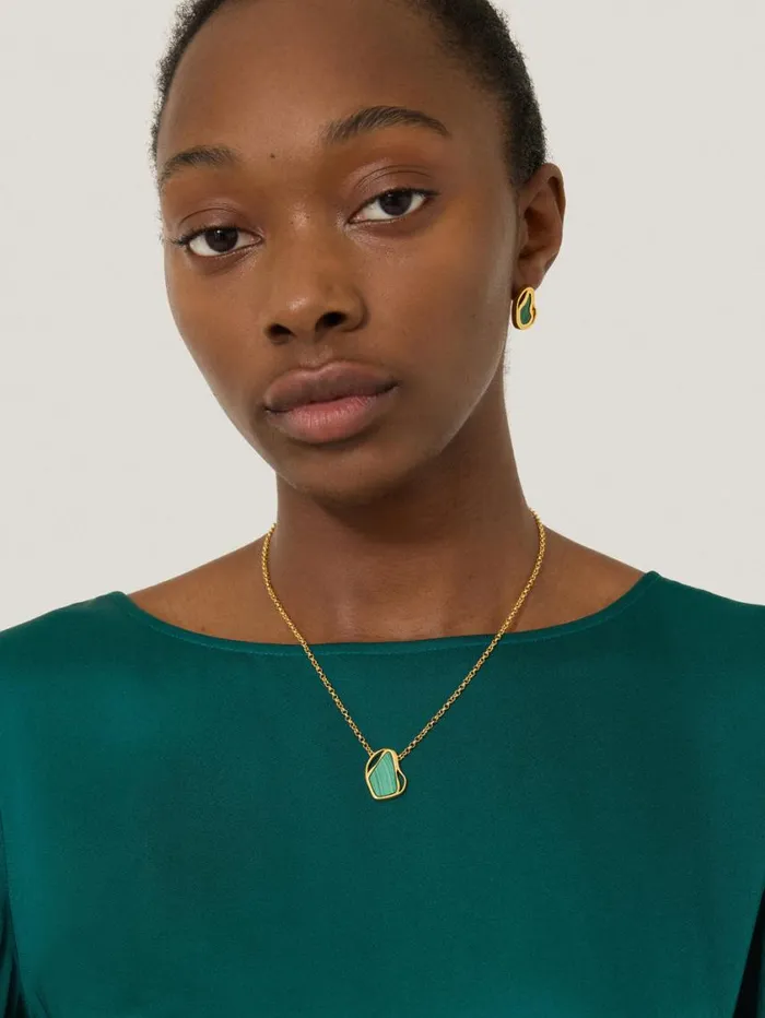 Jigsaw Gold Vermeil Necklace Gold Women Jewellery
