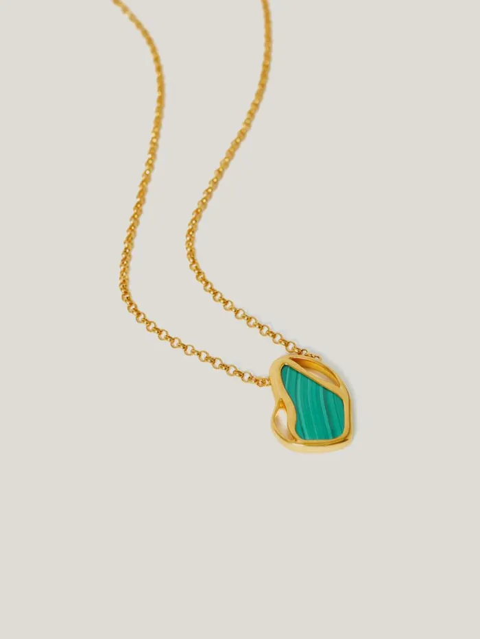 Jigsaw Gold Vermeil Necklace Gold Women Jewellery