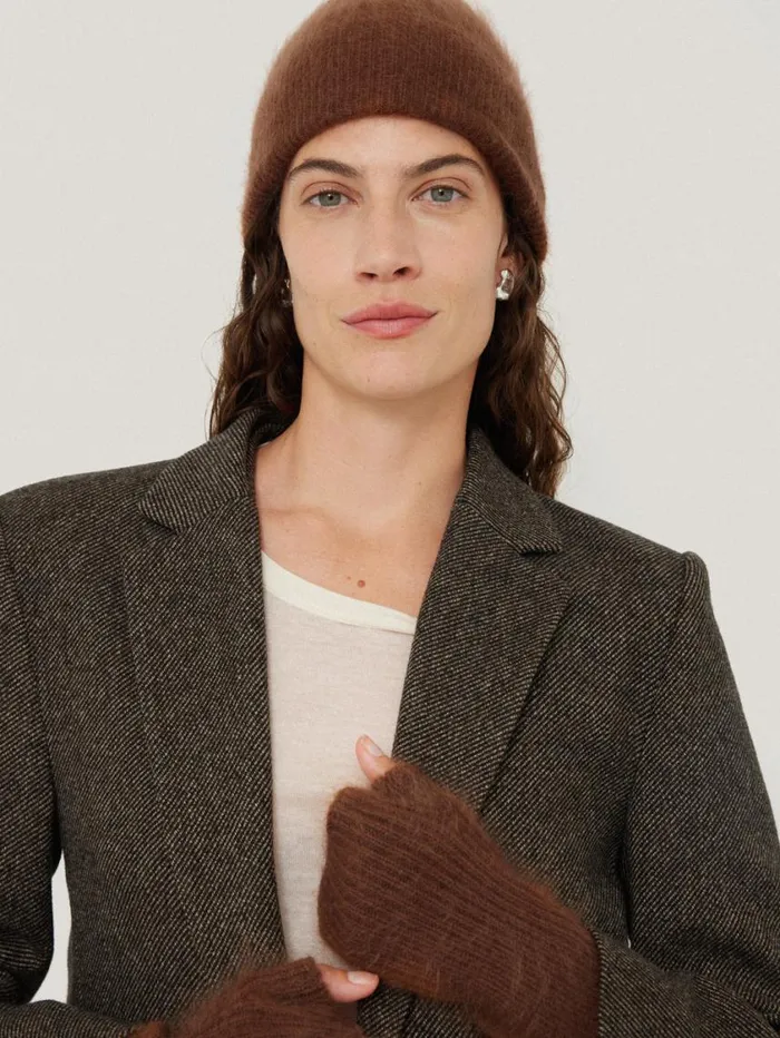 Jigsaw Halo Cashmere Beanie Ginger Women Hats and Gloves