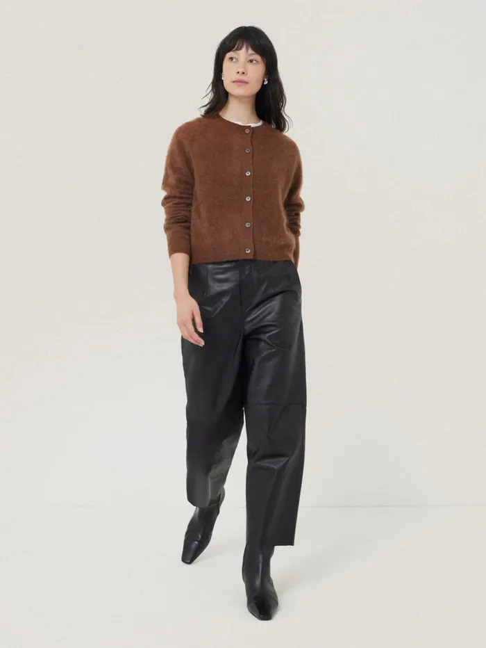 Jigsaw Halo Cashmere Cardigan Ginger Women Knitwear and Cashmere