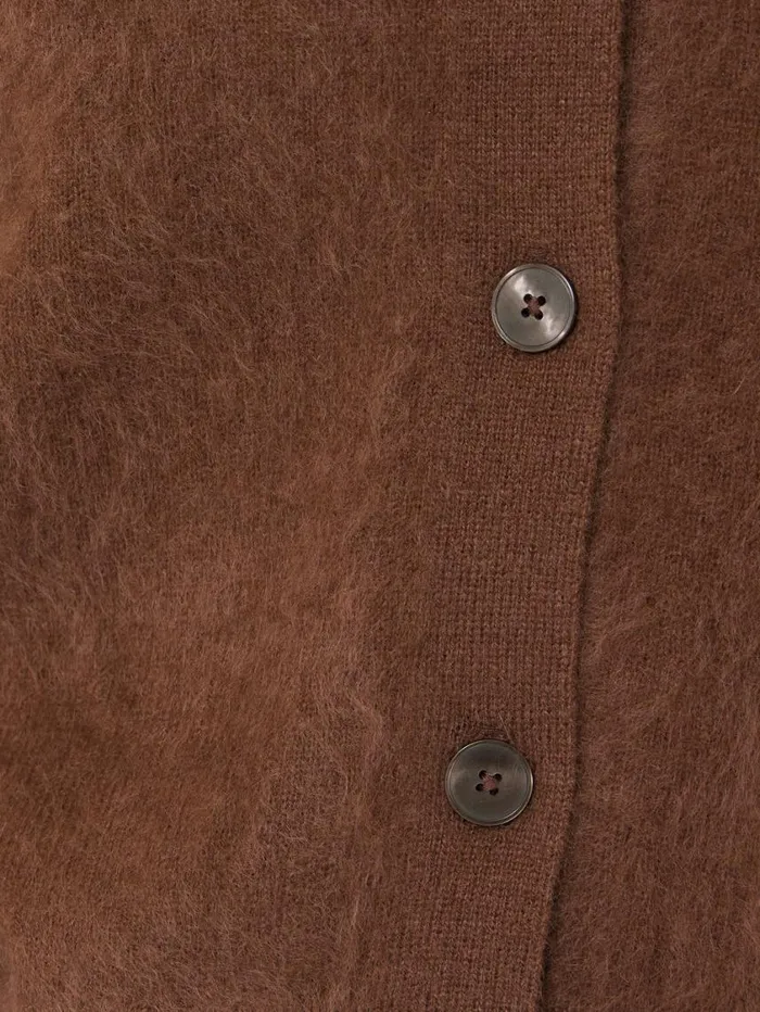 Jigsaw Halo Cashmere Cardigan Ginger Women Knitwear and Cashmere