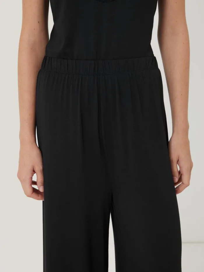 Jigsaw Modal Lace Pyjama Trouser Black Women Pyjamas and Loungewear