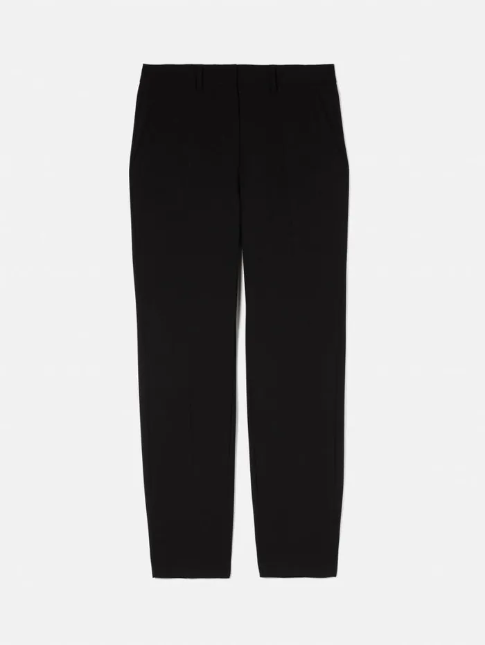 Jigsaw Modern Crepe Marden Trouser Black Women Trousers
