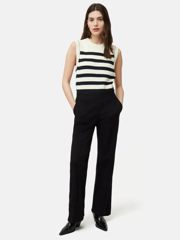 Jigsaw Ponte Jersey Trouser Black Women Suits and Tailoring